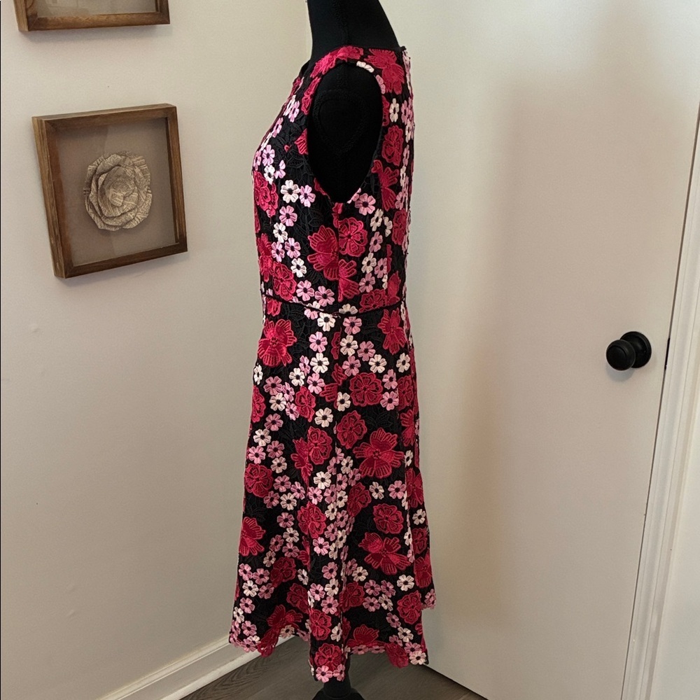 RSVP BY Talbots Women’s Sleeveless Floral Lace Fit & Flare Dress Size‎ 10 - Picture 6 of 8